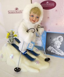 Ashton Drake Galleries ' Slip Slidin' ' An Original Issue In The SnowBabies Collection