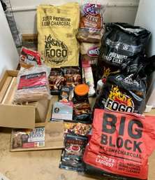 Huge Lot Of Charcoal And Grilling Items
