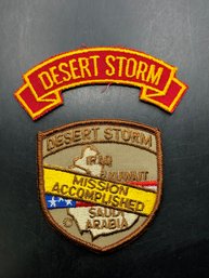 Desert Storm Mission Accomplished Collectible Patch New