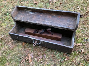 Antique Toolbox And Tools