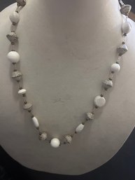 Vintage Wired Bead Necklace