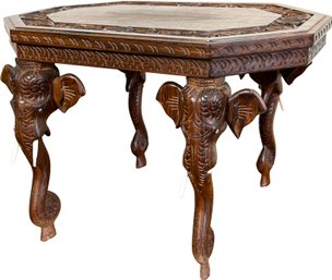 A Hand Carved EXOTIC HARDWOOD TABLE Altar, Or Plant Stand