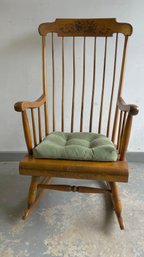 Hitchcock Style Painted Rocking Chair