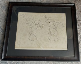 Original 1943 HENRI MATISSE 'FLOWERS' LITHOGRAPH- RARE Fabiani Edition