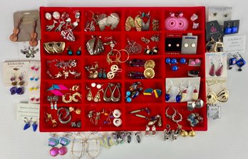 Over 50 Pairs Of Vintage Earrings!