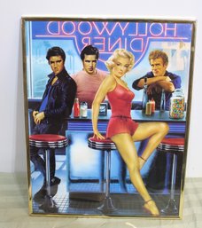 1990's Hollywood Diner Poster