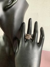 Size 6 Sterling Knot Ring