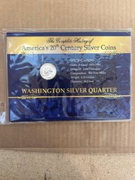 America's 20th Century Silver Coins 1964 Silver Quarter