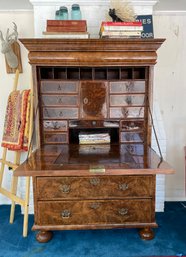 18th Century William And Mary Period Escritoire Fall Front Secretary