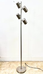 A Chrome Standing Lamp