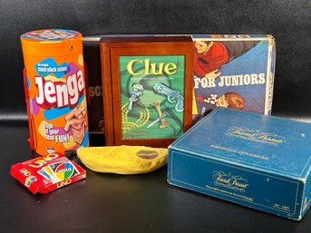 Vintage & Contemporary Games: Uno, Jenga, Clue, Trivial Pursuit & More