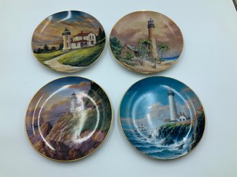 Danbury Mint Lighthouse Plates Lot 2