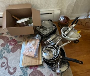 Generous Lot Of Miscellaneous Utilitarian Kitchen Items