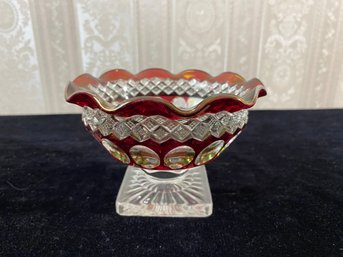 Westmoreland Ruby Red Trinket Dish