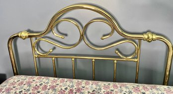 Brass Plated Full Size Headboard