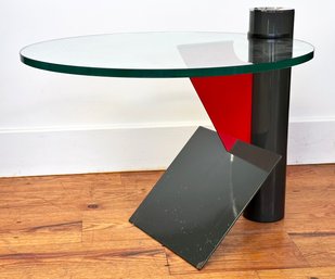 A Post-Modern Side Table By Peter Shire For Saporiti, C. 1982