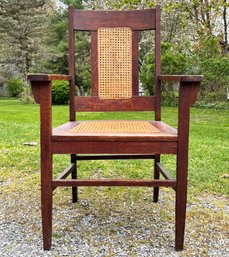 An Early 20th Century New Hampshire Morris Chair By Norwood Calef & Co