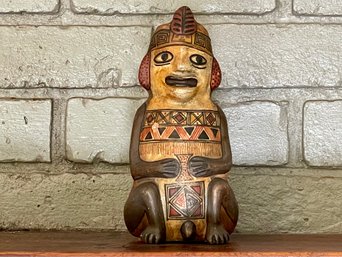 Incan Pottery Male Figural Circa 1960