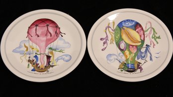 VILLEROY & BOCH DECORATIVE PLATE SET BY JEAN MERCIER