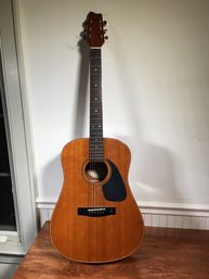 Vintage SAMICK Model SW-015 Acoustic Guitar - Great Condition - Has Newer Soft Carrying Case - Very Nice !