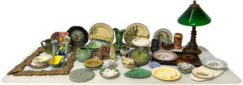 Majolica Plates, Vases And More