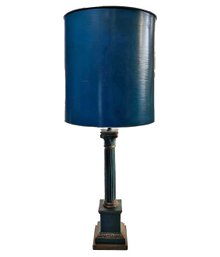 A Vintage Column Form Lamp