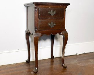 A Vintage Mahogany Side Table By Kling Furniture