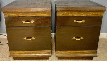 Pair Of Vintage Bedside Cabinets (2)