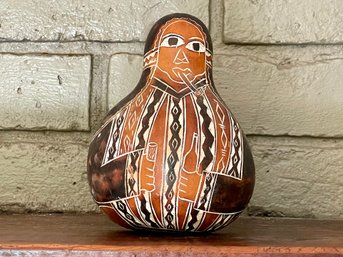 Peruvian Gourd Folk Art