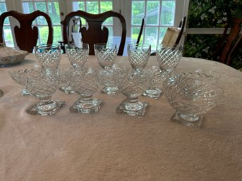 Beautiful Set Of Crystal Glasses