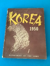 Korea 1950 Department Of The Army Book