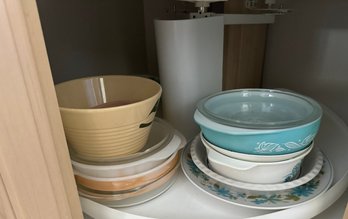 Covered Casseroles And Bowls