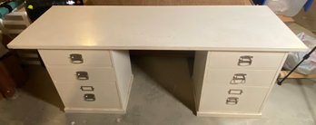 Pottery Barn Bedford Executive Desk 6 Drawer Customize Your Workspace 70x23x30'