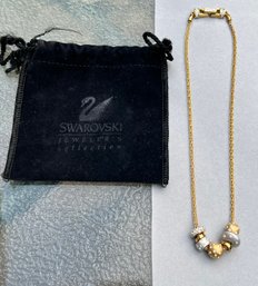 Swarovski Crystal Necklace With Bag