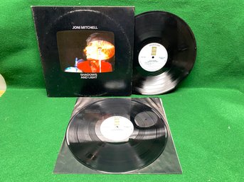 Joni Mitchell. Shadows And Light On 1980 Asylum Records. Double LP Record.