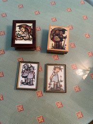 Cute 4 Piece Hummel Picture & Music Box Lot !!