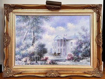 A Vintage Oil On Canvas, Continental School, After Jean Francois Raffaelli