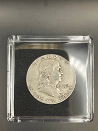 Beautiful 1952-D Silver Benjamin Franklin Half Dollar