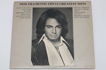 Neil Diamond His 12 Greatest Hits 1974 Vinyl