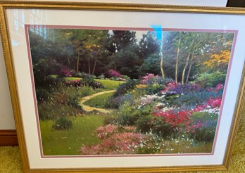 Framed Garden Scape Print