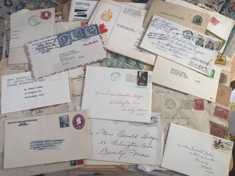 Lot Of Cancelled Envelopes 1800s/1900s.     S17