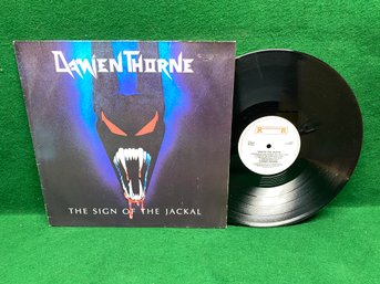 Damien Thorne. The Sign Of The Jackal On 1986 Dutch Import Roadrunner Records. Heavy Metal Made In Holland.