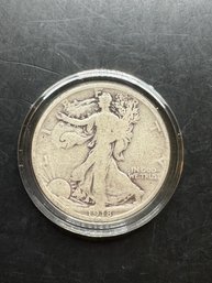 1918 Walking Liberty Silver Half Dollar