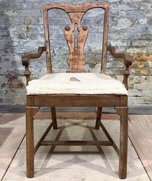 A Vintage Mahogany Arm Chair
