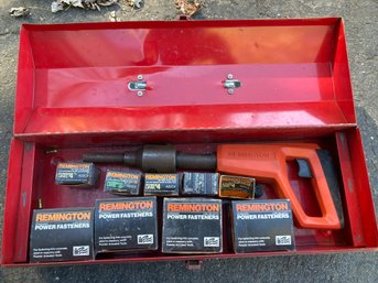 Tool Box With Power Driver And Power Fasteners