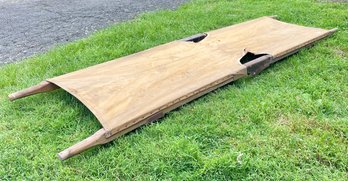 An Antique Stretcher From The Piermont Fire Company - Local Historians Take Note