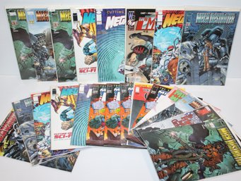 Image & Wildstorm Comics- Mech Destroyer, Multiple Warhead, Megahurtz, The Cryptics, Mr. Majestic   Lot- TDH