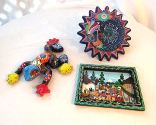 Mexican 3 Piece Art And Crafts