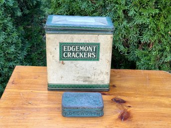Vintage Edgemont Crackers & Edgeworth Tins