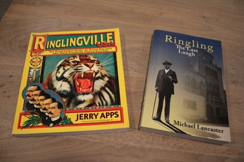 Two Softcover Books About The Story Of The Ringling Brothers And How Their Circus Came To Be